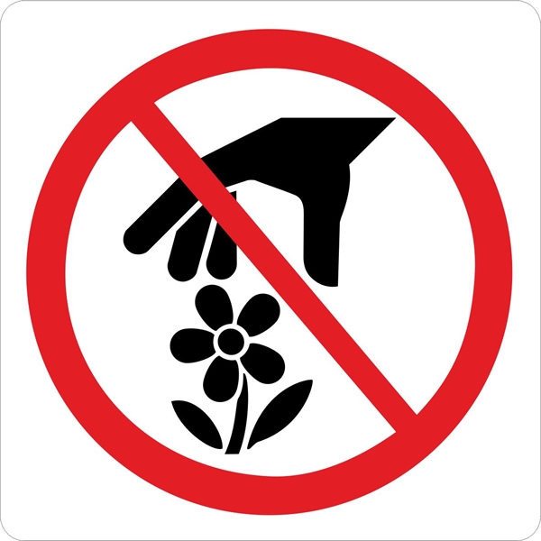 Blomsterpluk forbudt